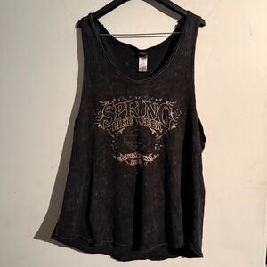 Harley womens 2X tank Motorcycle Distressed Rally Street Wear Myrtle Beach Bike